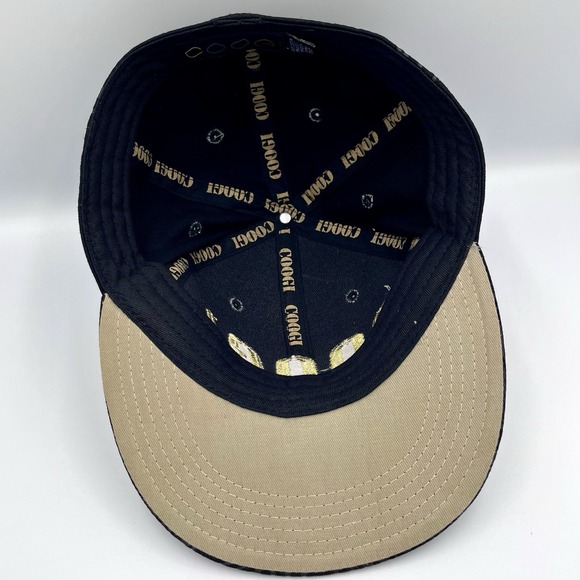 NEW COOGI Gold Spellout Logo Black Eagle Baseball Cap Size 7‎ 1/2 Men's Hat - Picture 6 of 7